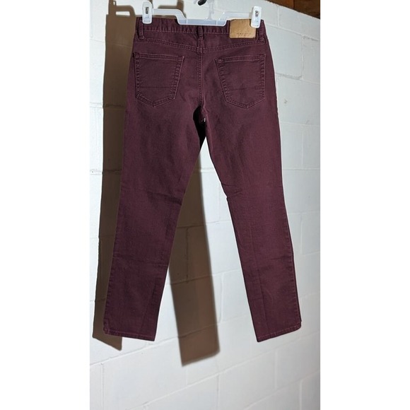 Aeropostale Maroon Wash Denim Skinny Jeans Pants Casual Everyday 30 X 30 Men's - Picture 3 of 5